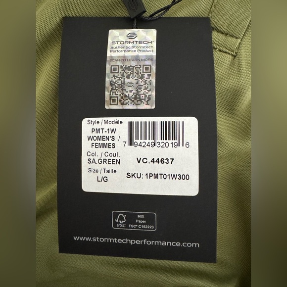 NWT Women’s StormTech Milano Sports Golf Athletic Sports UPF 50 Polo Shirt - Picture 7 of 9